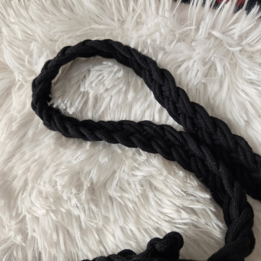 Danielle Nicole Black Macrame Crossbody Bag Nwot - image 6